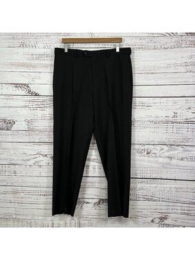 Covington Black Flat Front Dress Pants